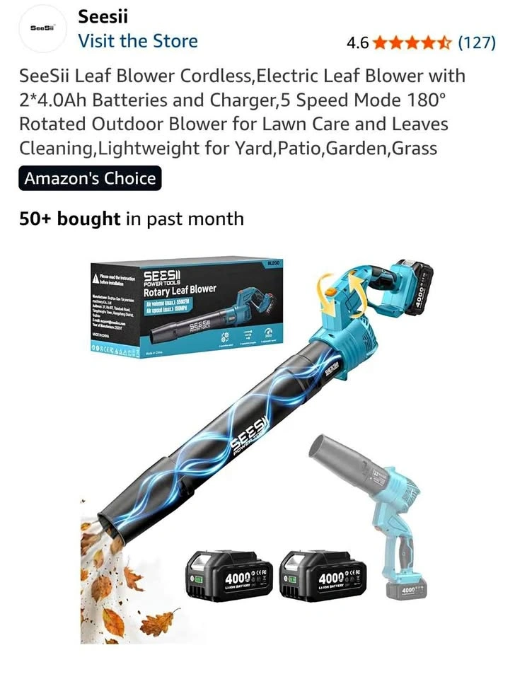 Brand new leaf blower