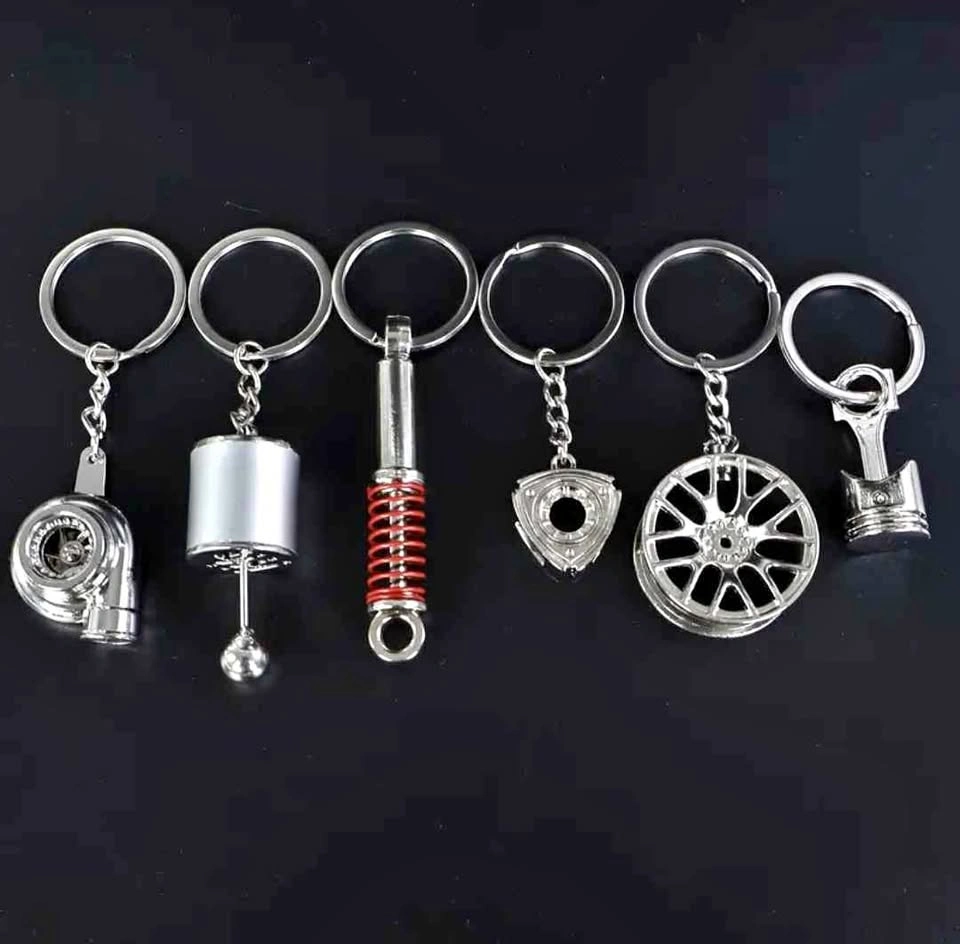 Car Part Keychain Set