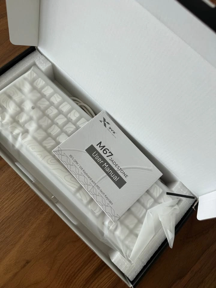 Brand New XVX M67 Jadestone 65% QMK/VIA Mechanical Keyboard - photo 3