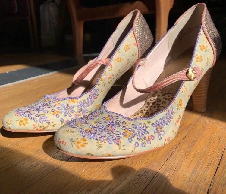 Brilliant Women’s Lavender Embroidered Vintage MaryJanes ‘Kenzie - photo 4