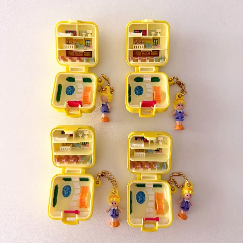Yellow Polly Pocket Bag Charm Bandai from Japan! - $15 each - photo 2