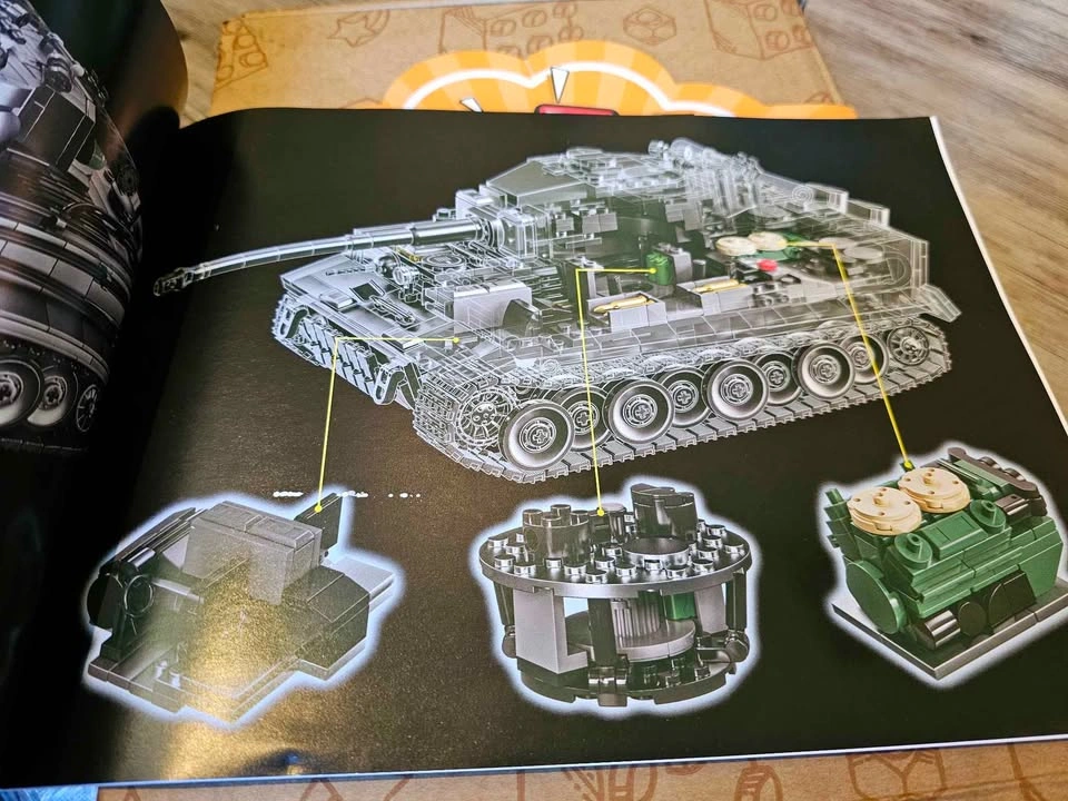 Tiger Heavy Tank Building Set | 1668 pcs | NIB - photo 3