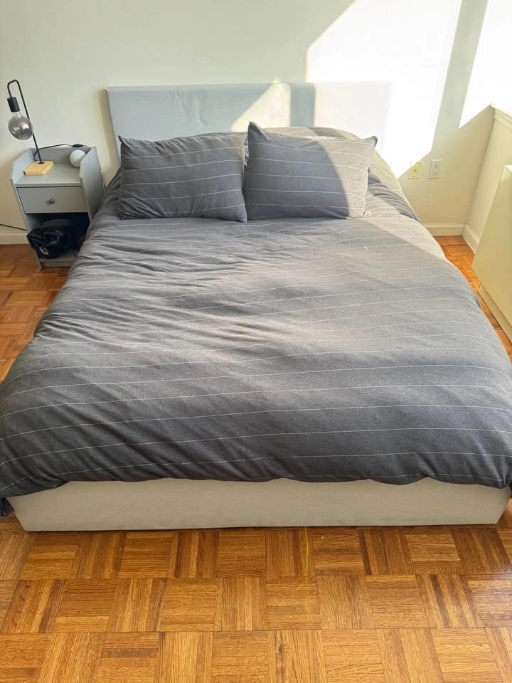 IKEA GLADSTAD Upholstered Bed Frame | Queen | Pick Up Only - photo 4