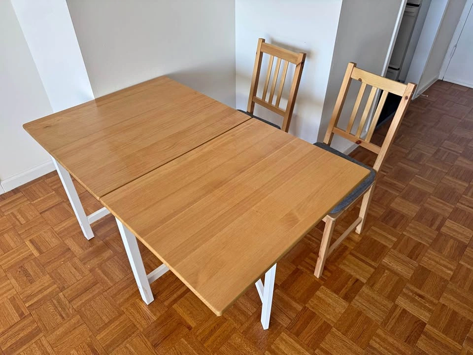 IKEA PINNTORP Dining Table + 2 Chairs | Pick Up Only