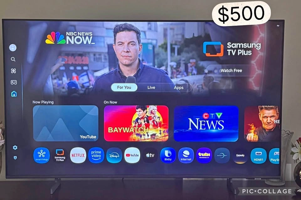 Samsung 55" 4K UHD HDR LED Smart TV (UN55U8000FFXZC) 2025