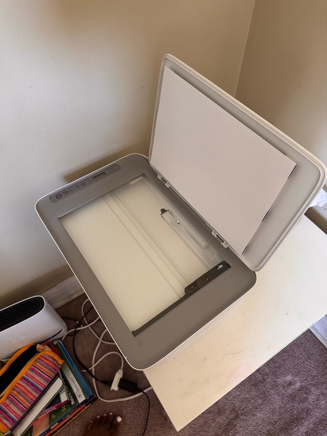 HP Deskjet 2700e Wireless Bluetooth Printer White - photo 3
