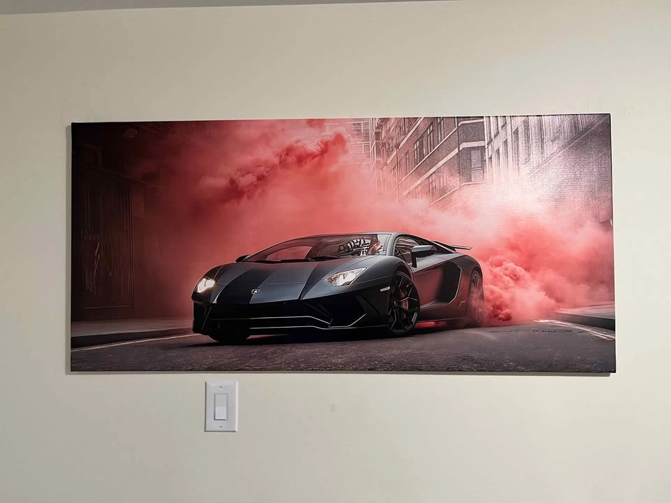 Lamborghini Canvas Wall Art – Massive 52” Statement Piece - photo 5
