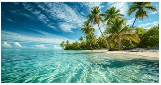 EXTRA LARGE 6.25 FT Beach Canvas Wall Art - photo 2