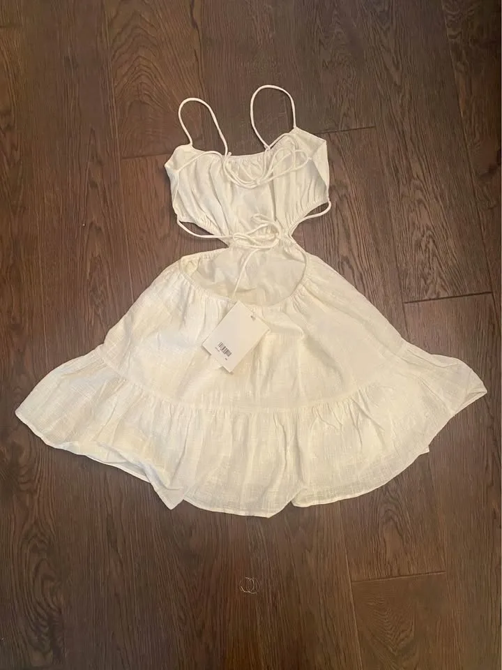 Sabo Skirt open back cutout babydoll dress image indicator(6)