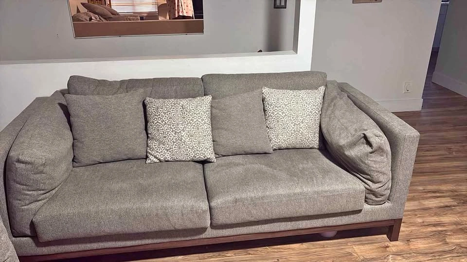 3 seater couch and small arm chair