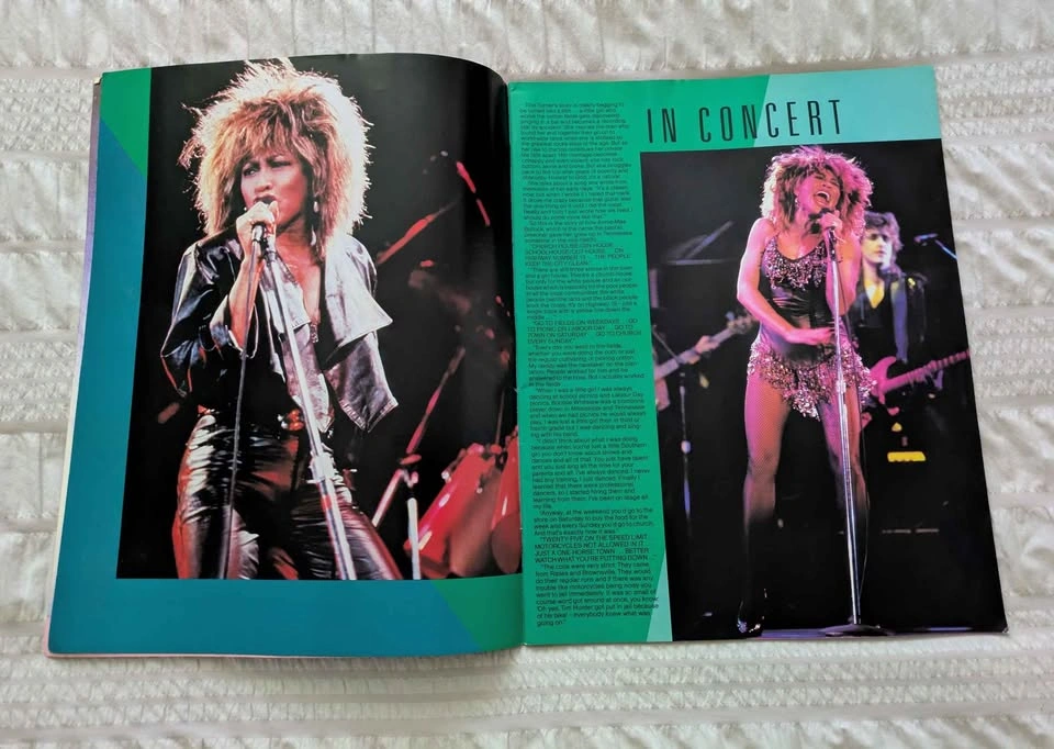 Tina Turner Private Dancer Tour Book 1985 - photo 4