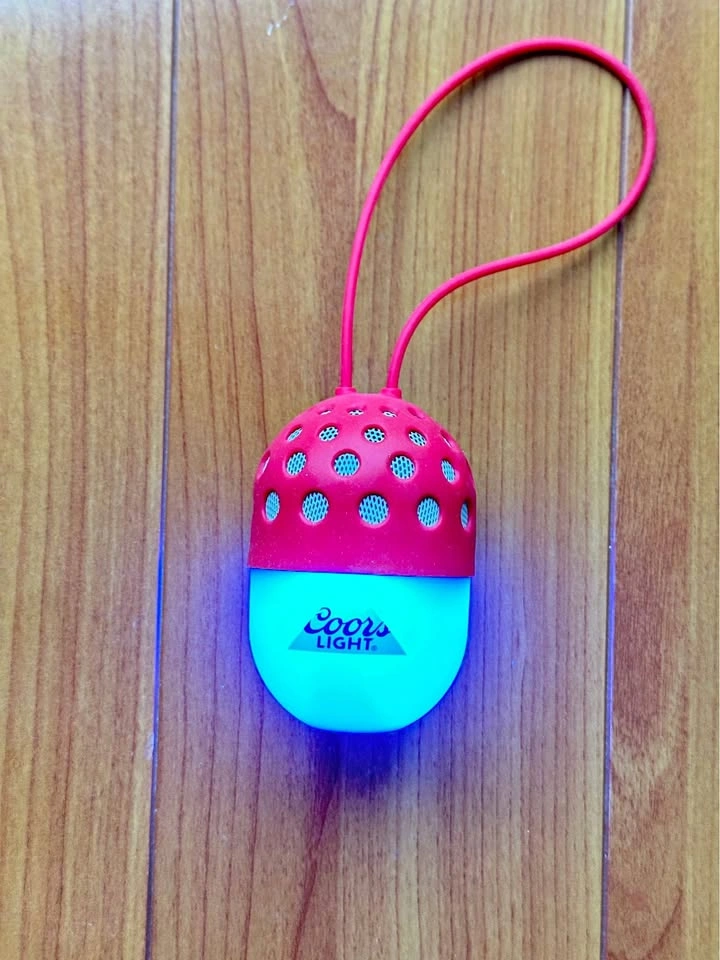 Coors Light portable speaker with lights