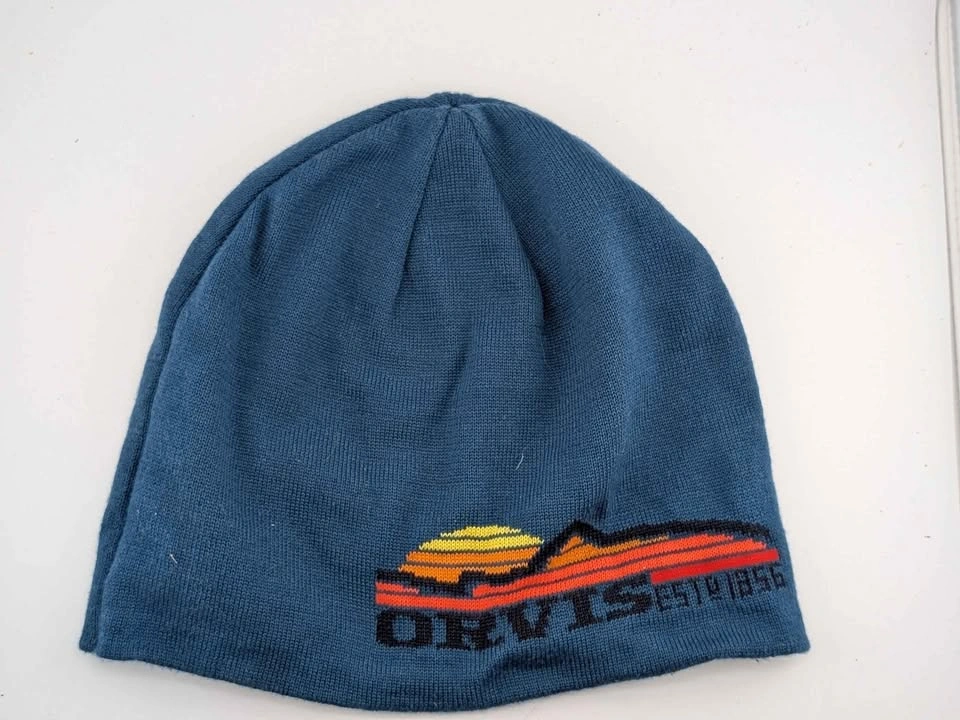 Orvis Reversible Knit Beanie Hat Blue - photo 2