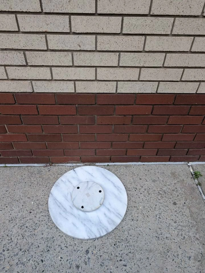 18" Solid Marble Lazy Susan Turntable - photo 4
