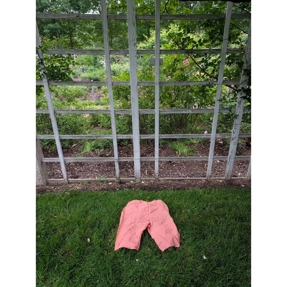 Women’s Peach Cropped Wide-Leg Pants Size Approx. Small - photo 2
