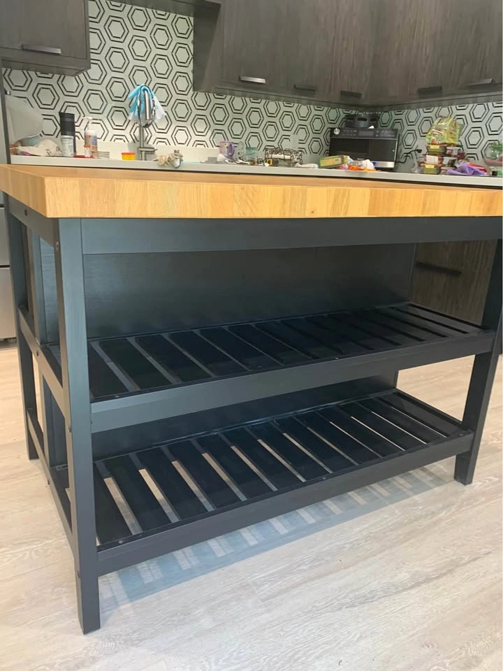IKEA VADHOLMA Kitchen Island + 2 NORDVIKEN Stools & Cushions - photo 3