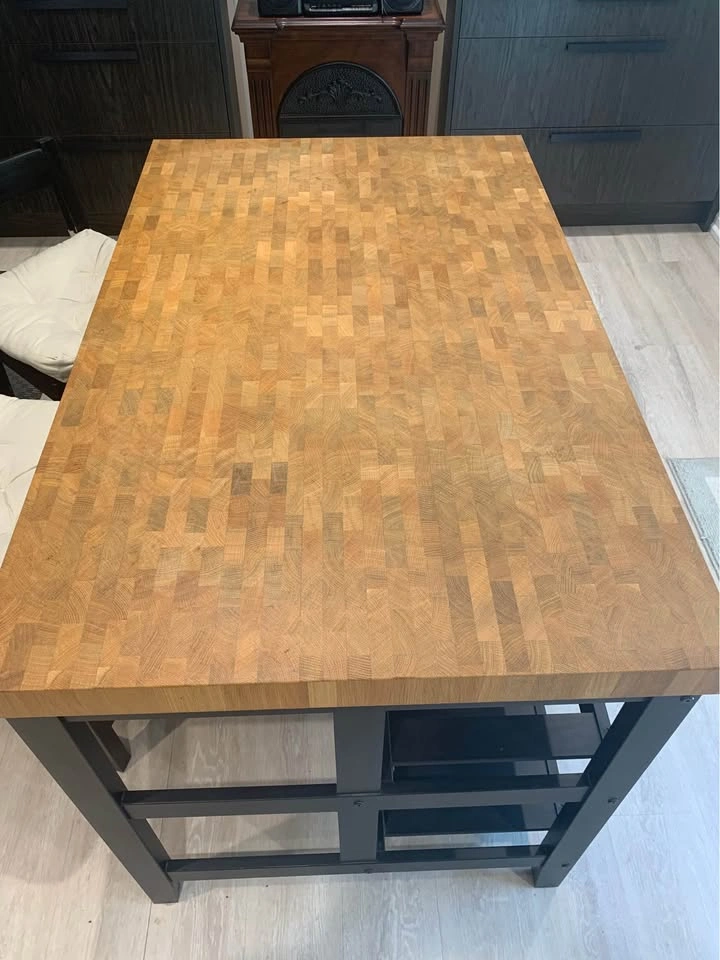 IKEA VADHOLMA Kitchen Island + 2 NORDVIKEN Stools & Cushions - photo 4