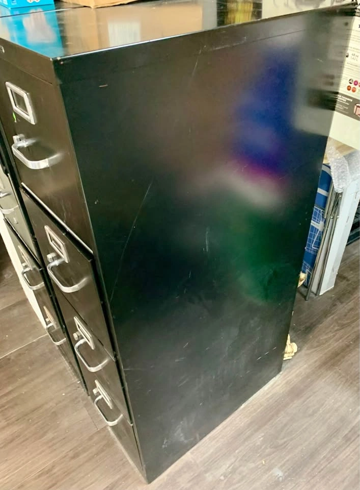 HON 4-Drawer Metal Filing Cabinet – Black - photo 2