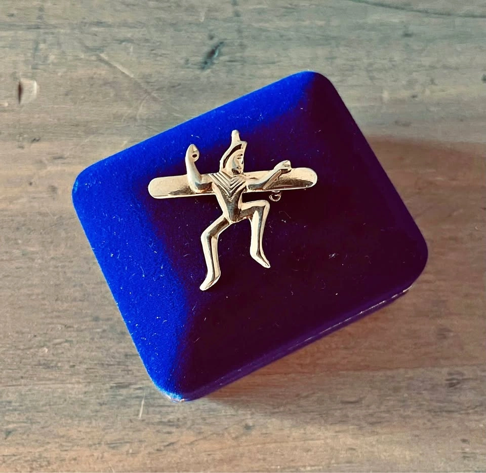 Vintage Brownie badge pin