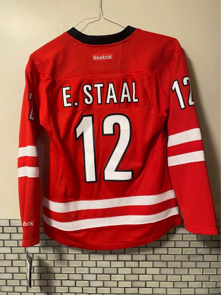 New With Tags Reebok Carolina Hurricanes Eric Staal NHL Hockey J - photo 3