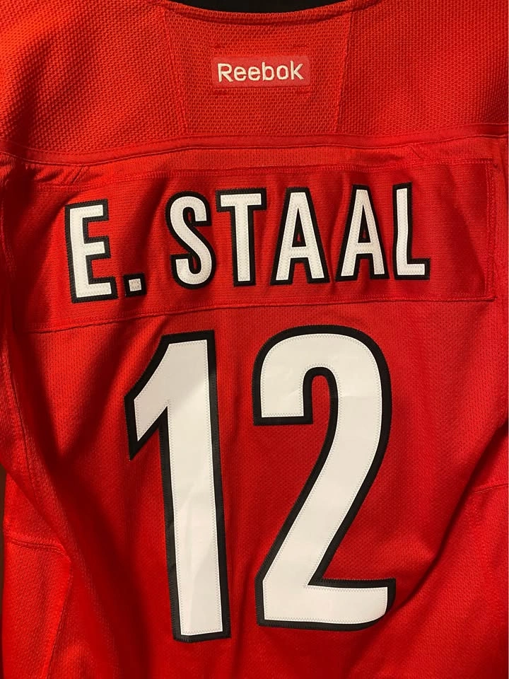 New With Tags Reebok Carolina Hurricanes Eric Staal NHL Hockey J - photo 4