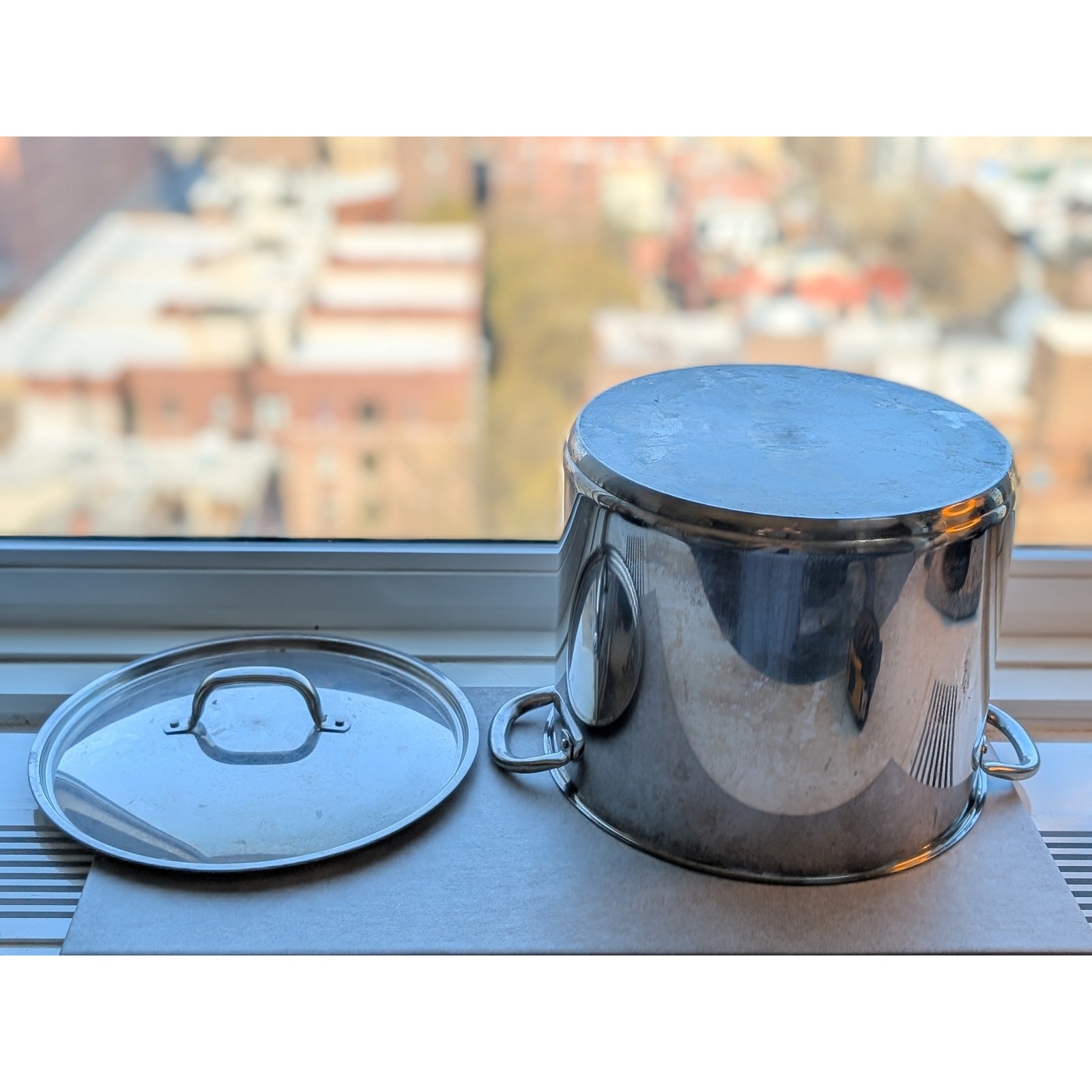 IKEA Stainless Steel Stock Pot Large 9.5 Inch Cooking Pot with L - photo 2