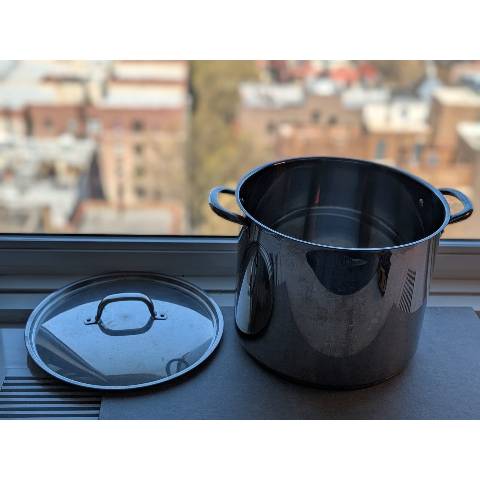 IKEA Stainless Steel Stock Pot Large 9.5 Inch Cooking Pot with L - photo 5