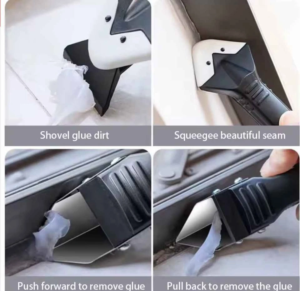5 In 1 Silicone Scraper Sealant Smooth Remover Tool Set - photo 2
