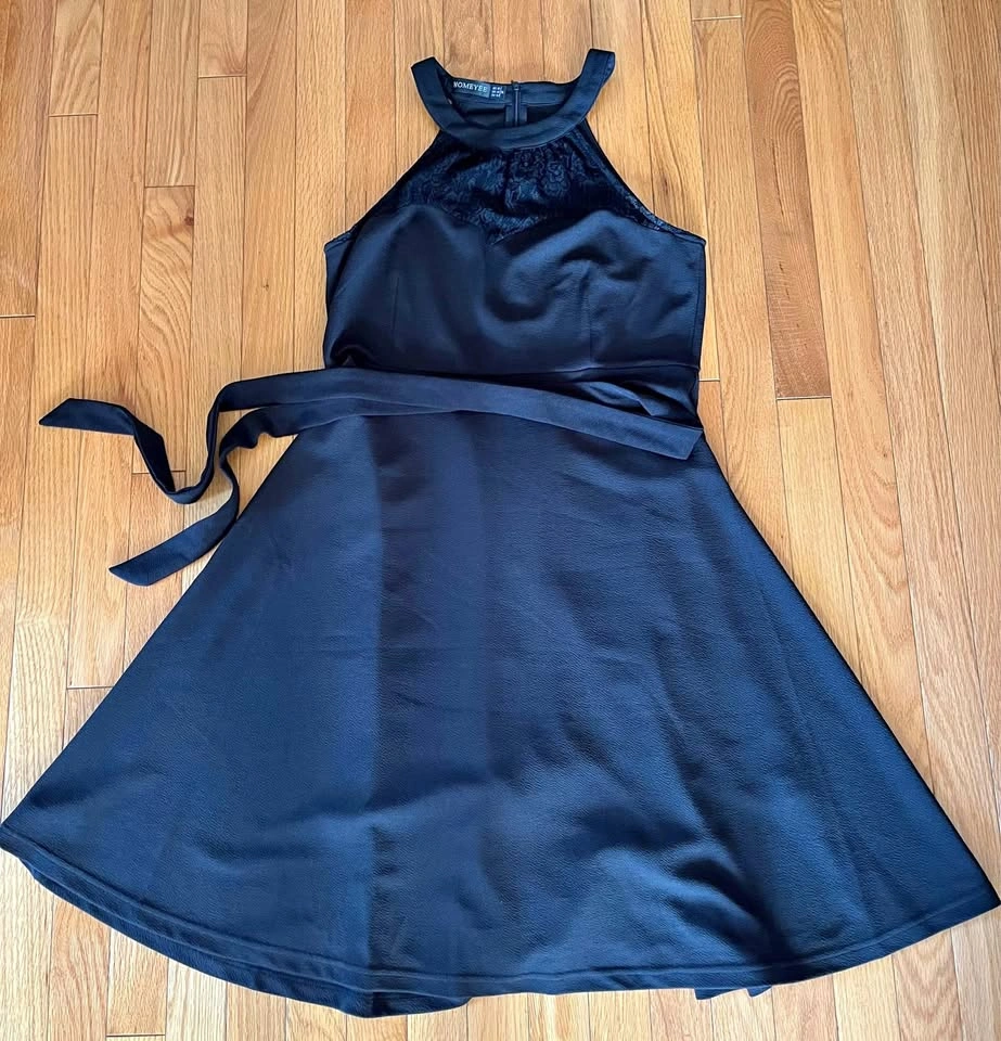 Black sleeveless cocktail Dress size 10