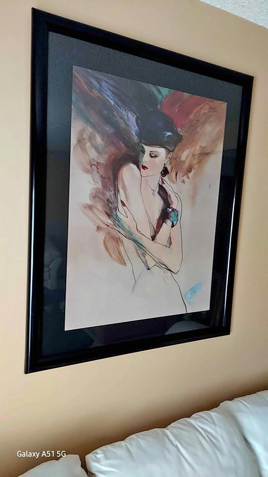 80's woman art
