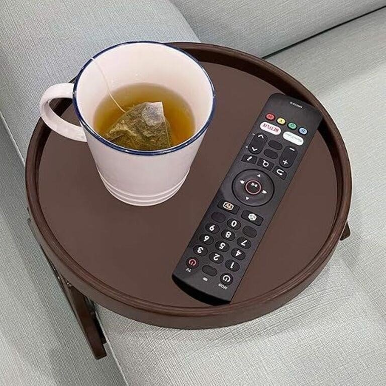 Sofa Arm Clip Tray, Side Table for Remote Controls/Drinks - photo 2