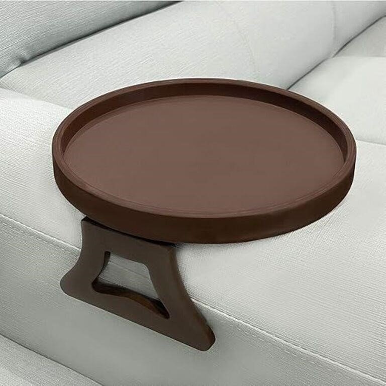 Sofa Arm Clip Tray, Side Table for Remote Controls/Drinks - photo 3