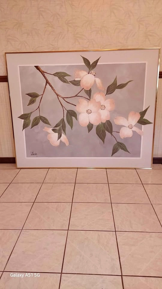Lee Reynolds 1980s Painting on Canvas 4ft x 5ft - photo 3
