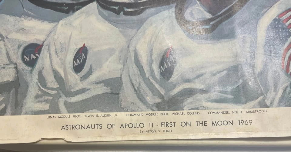 Astronauts of Apollo 11 - First on the Moon - Print - photo 3