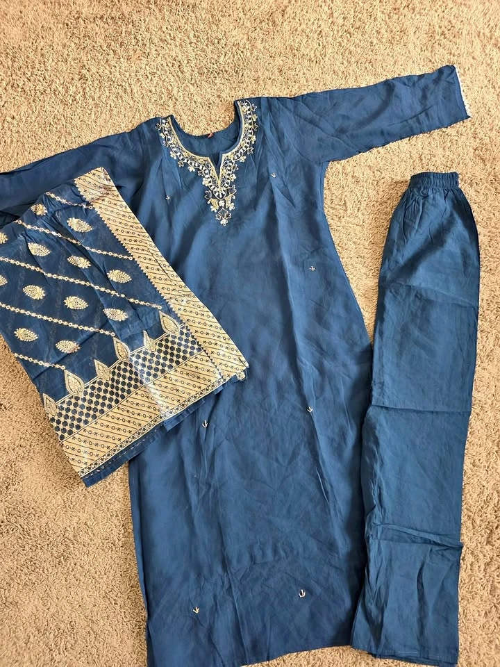 3 piece suit (Kurti,pant,Duppatta) on sale