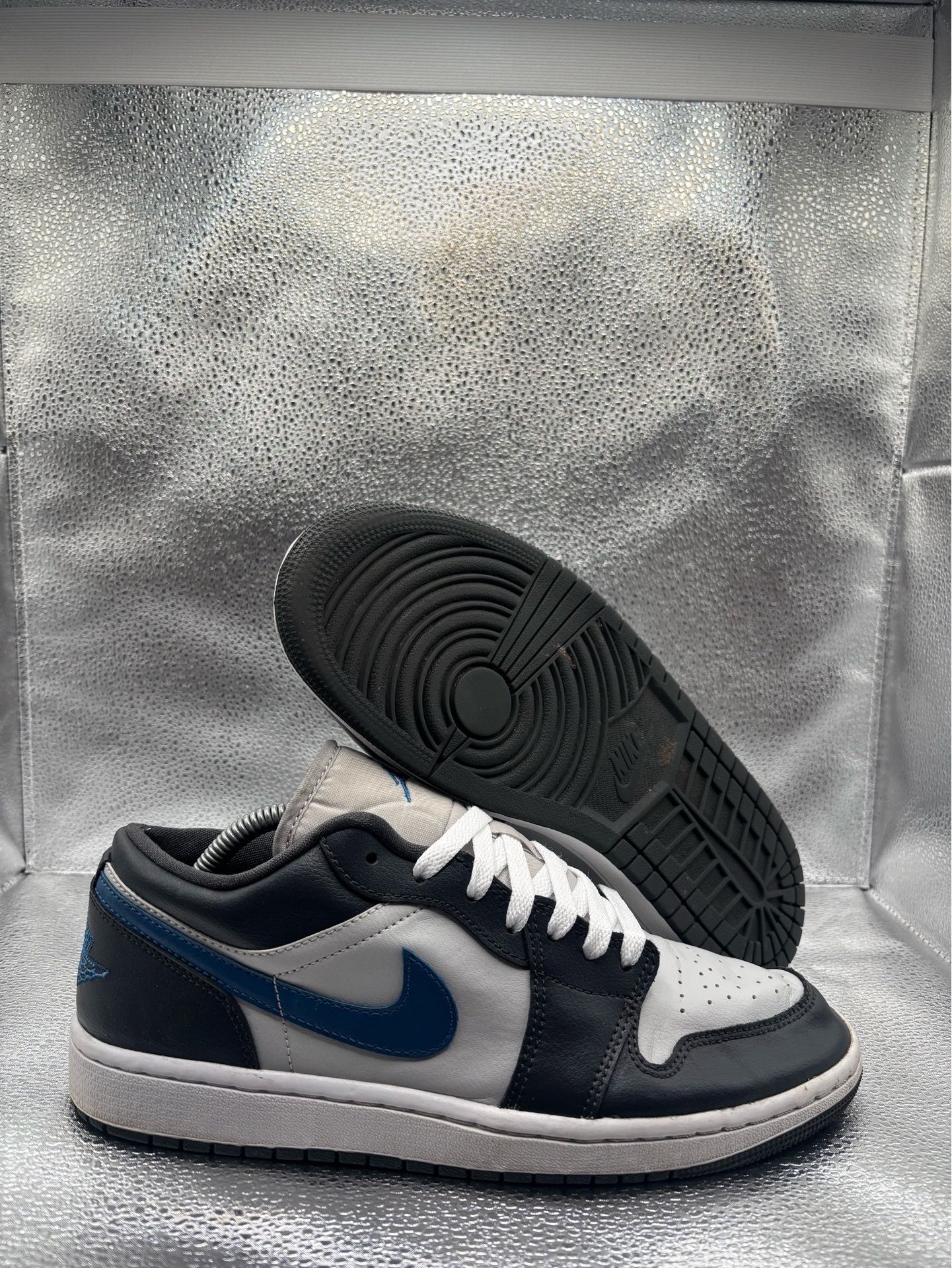 Air Jordan 1 low anthracite industrial blue