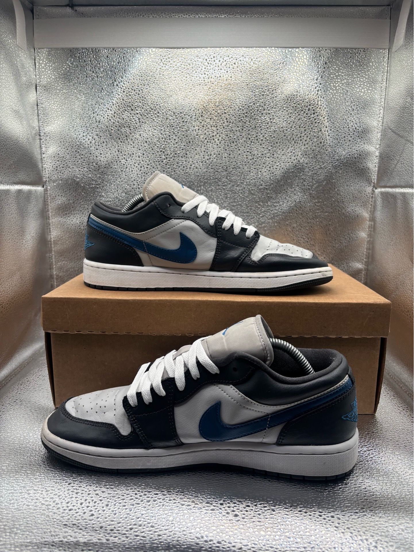 Air Jordan 1 low anthracite industrial blue - photo 5