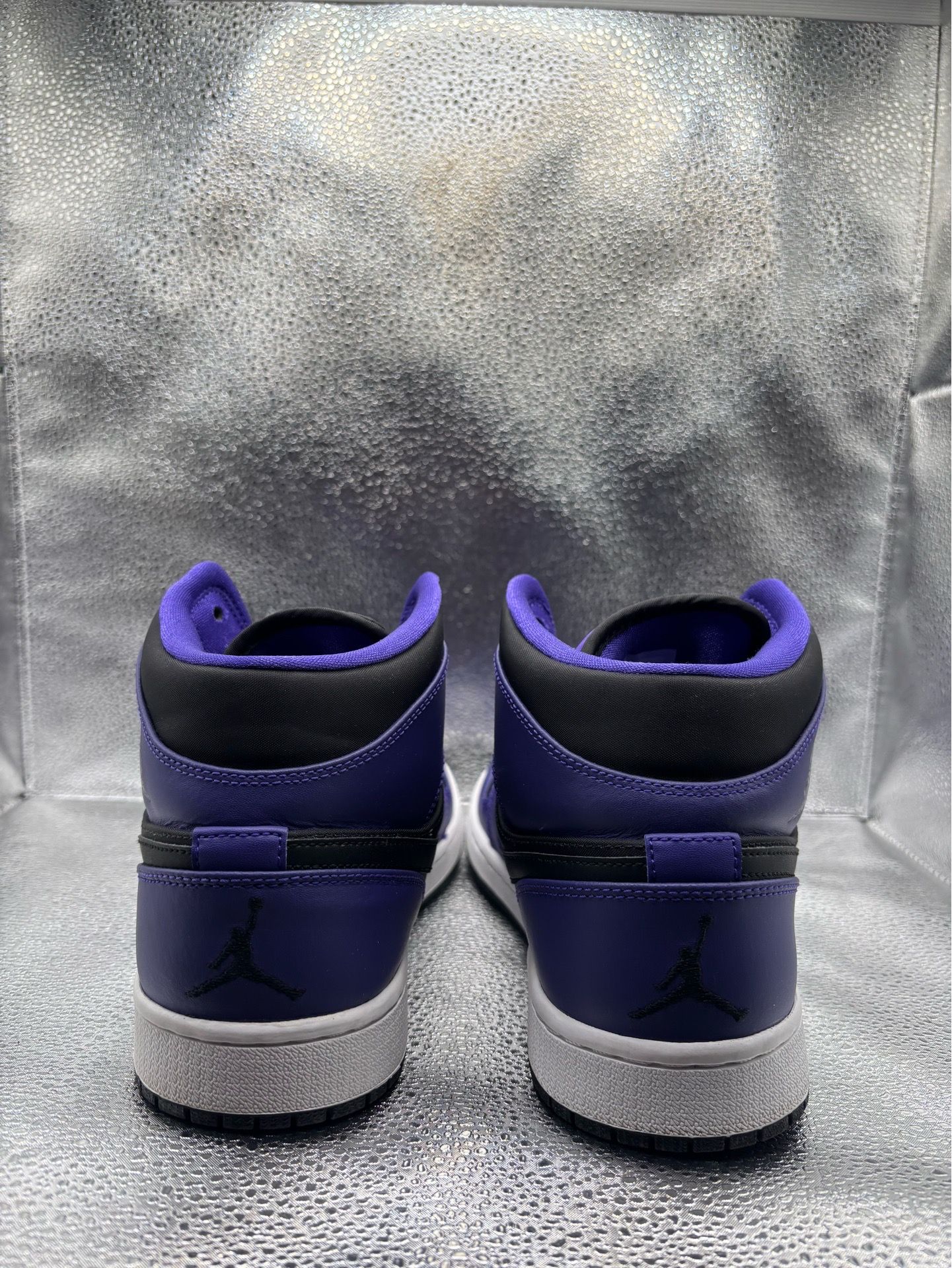 Air Jordan 1 mid black dark concord 2014 - photo 4
