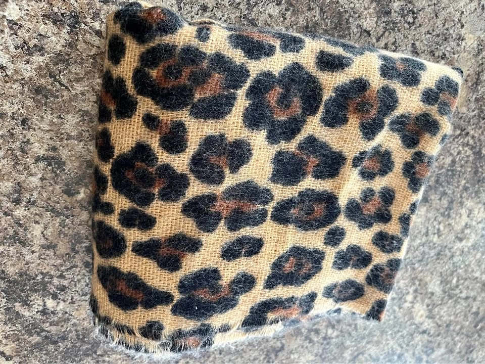 Large Print Soft Scarf