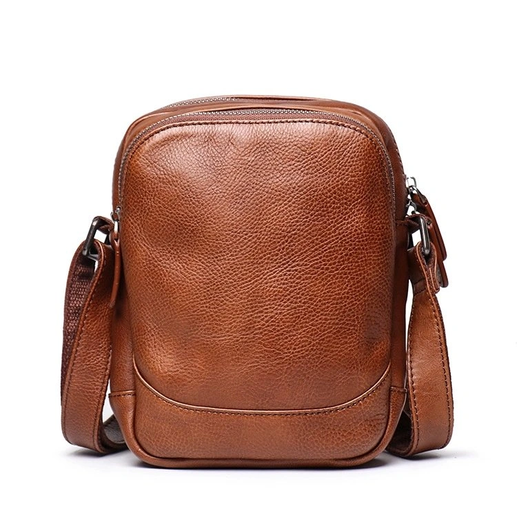 Genuine Leather Passport Sling Bag - Best Father's Day Gift - photo 2