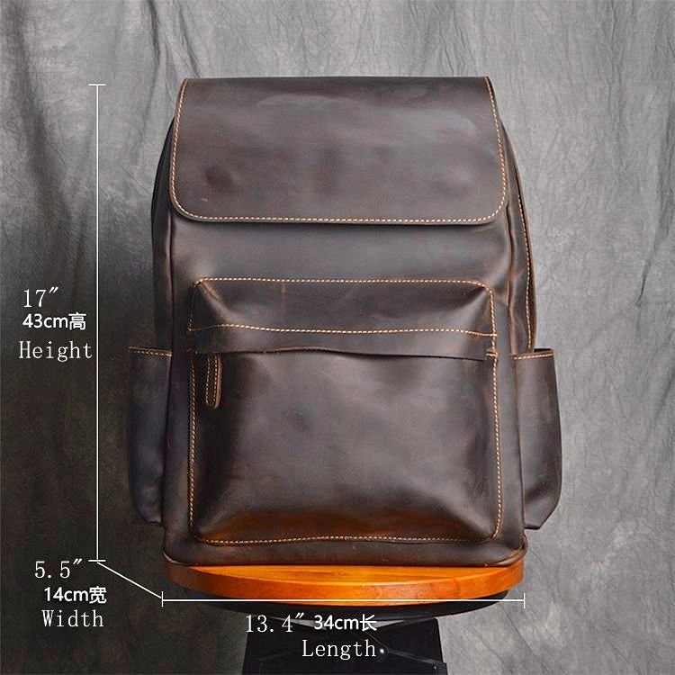 Genuine Leather Backpack - Best Father's Day Gift