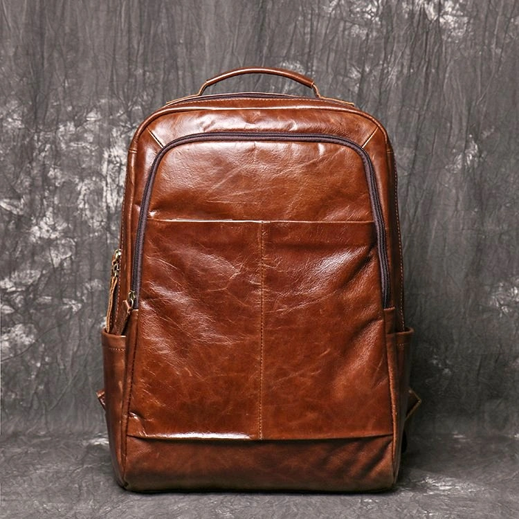 Genuine Leather Backpack - Father's Day Gift