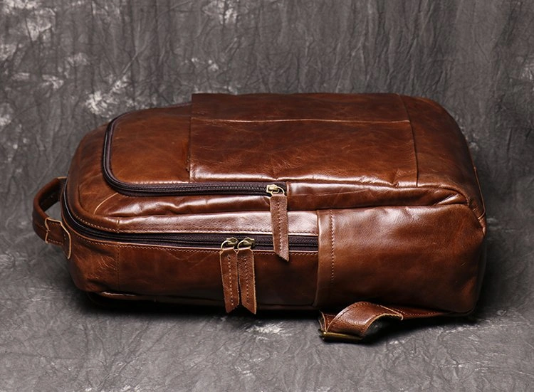 Genuine Leather Backpack - Father's Day Gift - photo 3