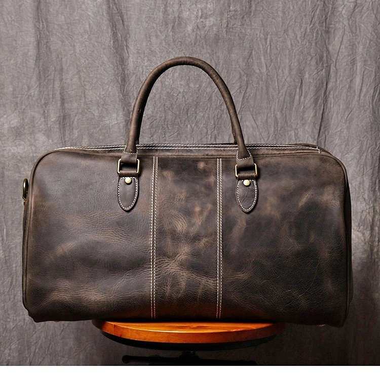 Genuine Leather Duffle Bag - Father's Day Gift