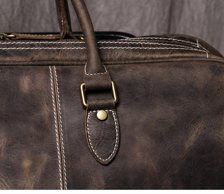 Genuine Leather Duffle Bag - Father's Day Gift - photo 4