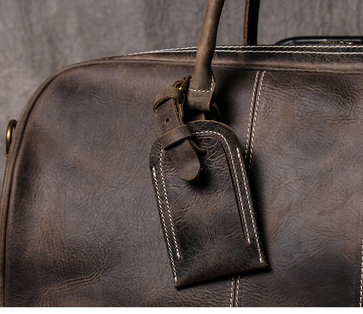 Genuine Leather Duffle Bag - Father's Day Gift - photo 5