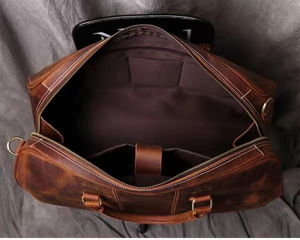 Genuine Leather Duffle Bag - Father's Day Gift - photo 3