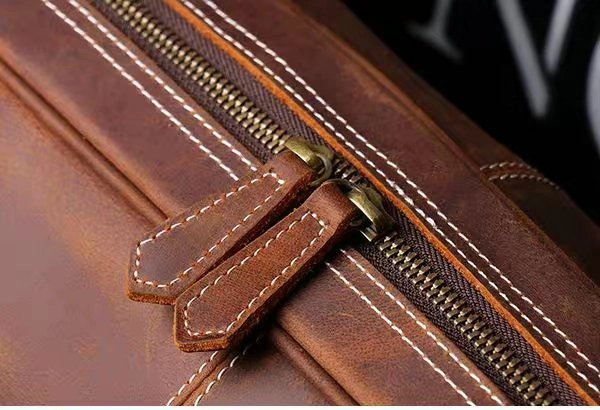 Genuine Leather Duffle Bag - Father's Day Gift - photo 4
