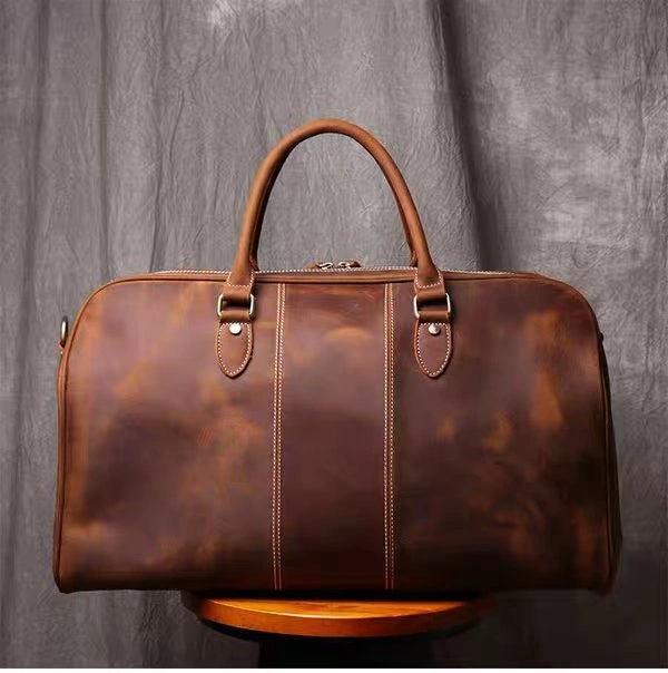Genuine Leather Duffle Bag - Father's Day Gift - photo 5