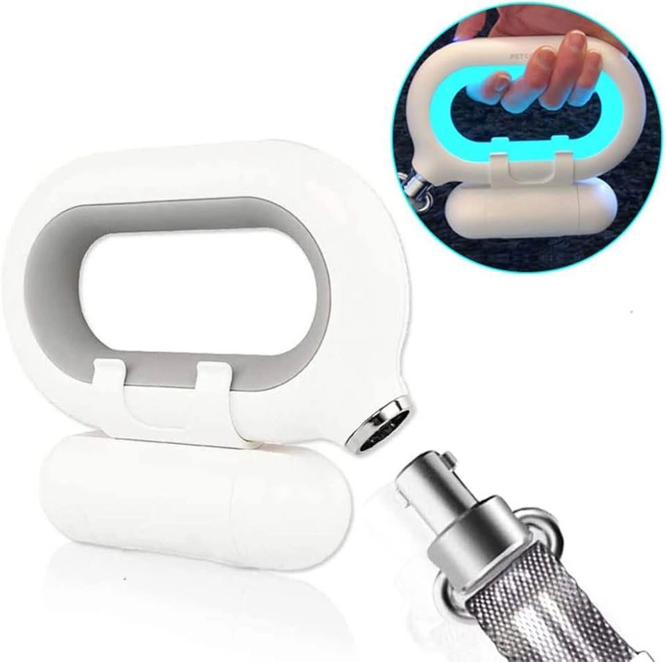 Retractable Pet Leash LED Light Poop Bag Dispenser - photo 3